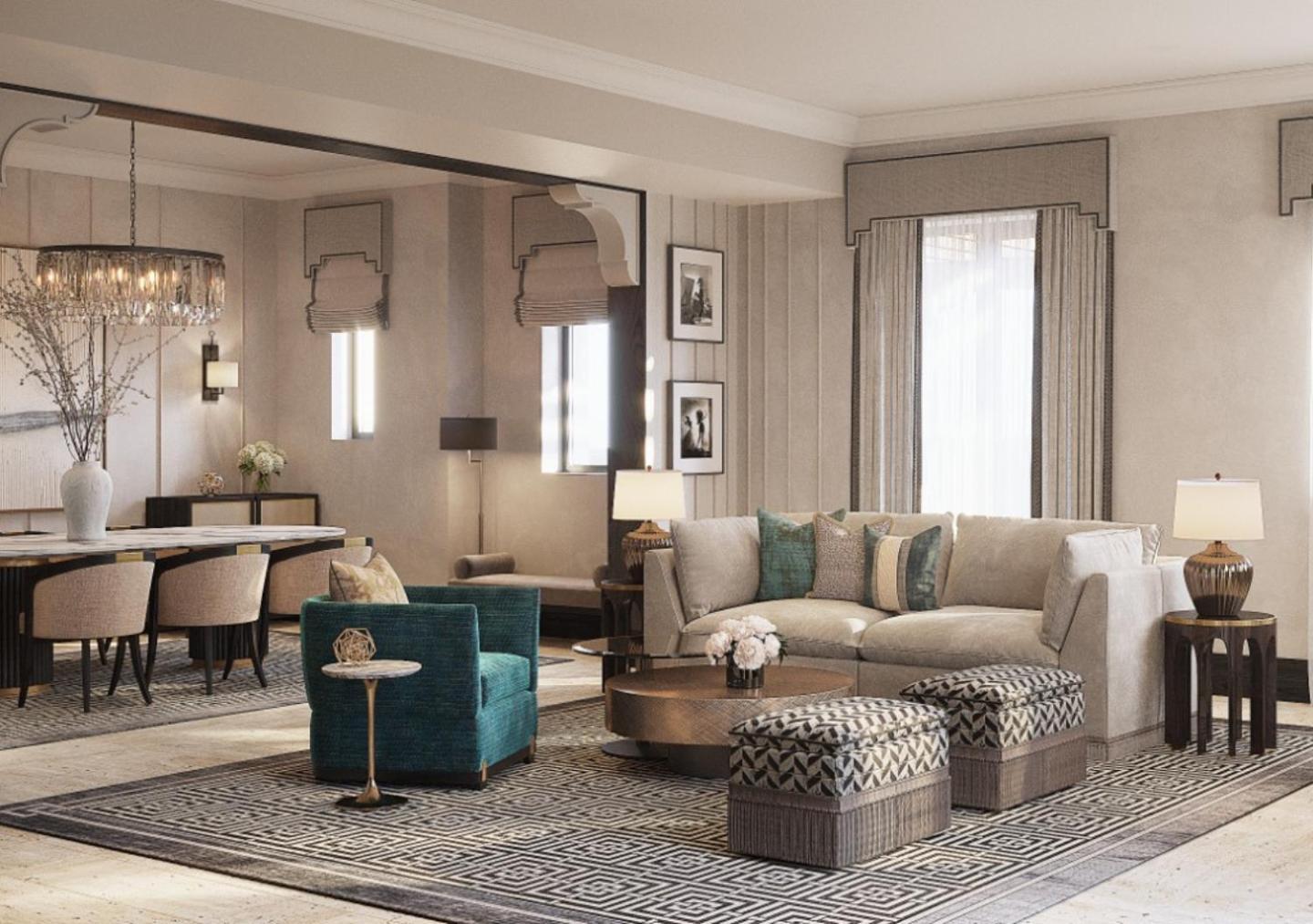Jumeirah Dar Al Masyaf Dubai Bagian luar foto A living room
